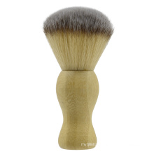 Wood Handle Beard Brush Wooden Handle Shaving Brush for Salon Home Travel Use Facial Beard Cleaning Shaving Brush